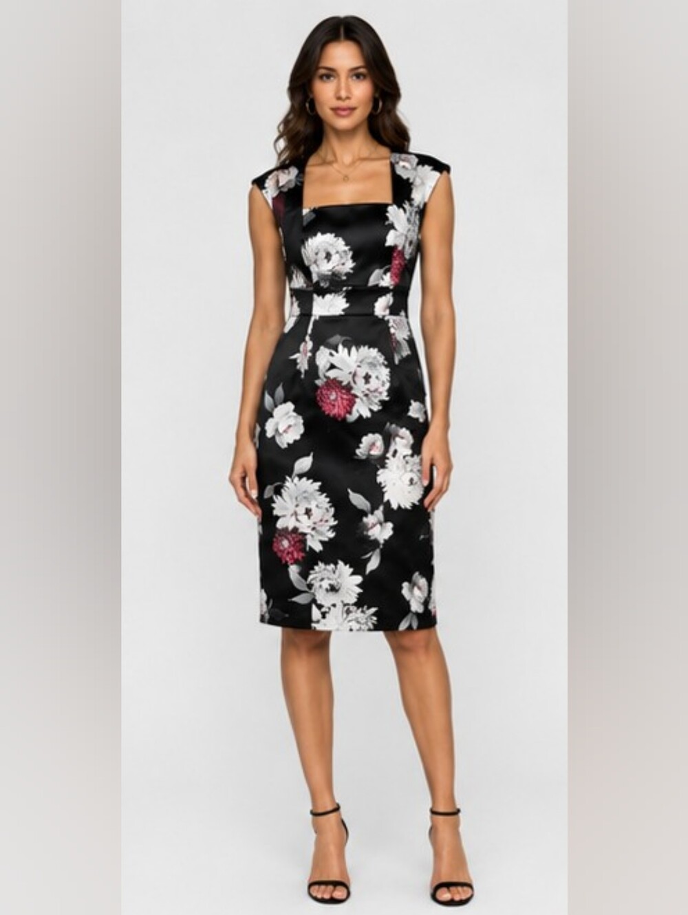 WHITE HOUSE‎ BLACK MARKET Formal Floral Print Dress Size 0